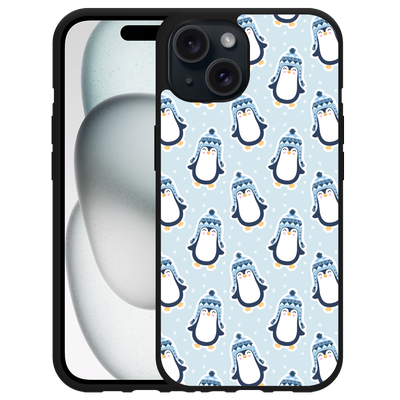 Cazy Hardcase Hoesje geschikt voor iPhone15 Pinguins