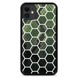 Hardcase hoesje geschikt voor iPhone 11 - Snakeskin Honeycomb