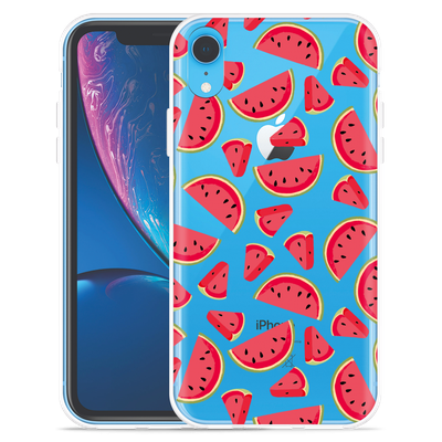 Cazy Hoesje geschikt voor iPhone Xr - Watermeloen