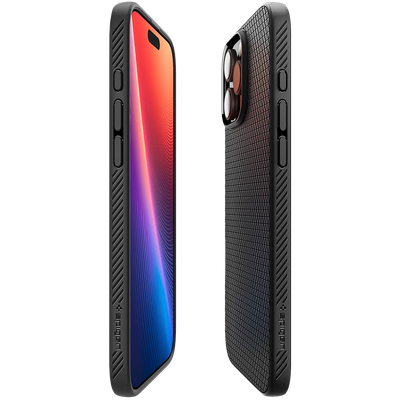 Spigen Hoesje geschikt voor iPhone 16 Pro Max - Liquid Air - Zwart