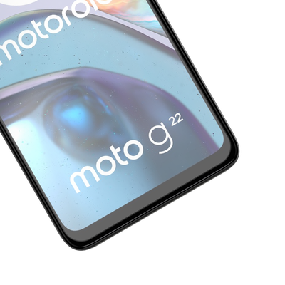 Cazy Tempered Glass Screen Protector geschikt voor Motorola Moto G22 - Transparant