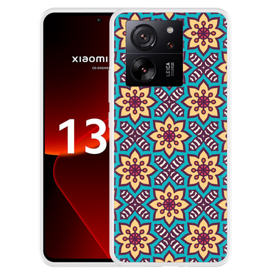 Cazy Hoesje geschikt voor Xiaomi 13T/13T Pro Mandala Hippie II