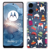 Hoesje geschikt voor Motorola Moto G04/G04s/G24/G24 Power Winter Hats