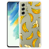 Hoesje geschikt voor Samsung Galaxy S21 FE - Banana