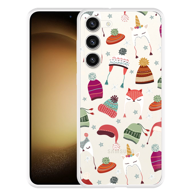 Cazy Hoesje geschikt voor Samsung Galaxy S23+ Winter Hats