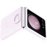 Hoesje geschikt voor Samsung Galaxy Z Flip5 - Samsung Silicone Cover met Ring - Lavendel