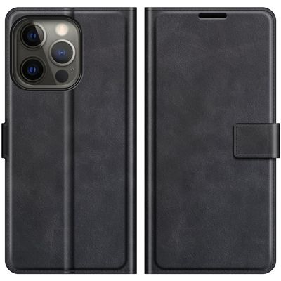 Cazy Wallet TPU Hoesje geschikt voor iPhone 13 Pro Max - Zwart