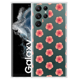Hoesje geschikt voor Samsung Galaxy S22 Ultra - Hawaiiaanse Bloem II