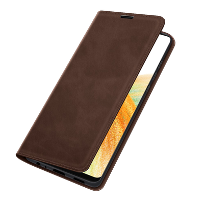 Cazy Wallet Magnetic Hoesje geschikt voor Samsung Galaxy A33 - Bruin