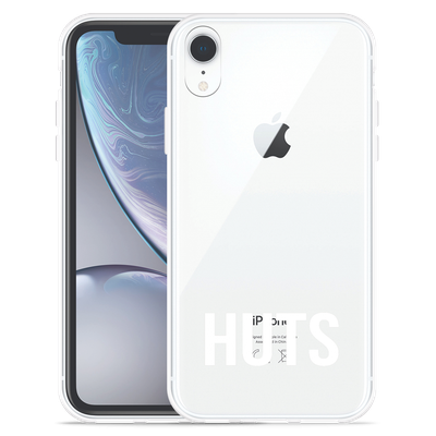Cazy Hoesje geschikt voor iPhone Xr - Huts wit