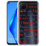 Hoesje geschikt voor Huawei P40 Lite - I Love You
