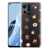 Hoesje geschikt voor Oppo Reno 7 - Chocolates