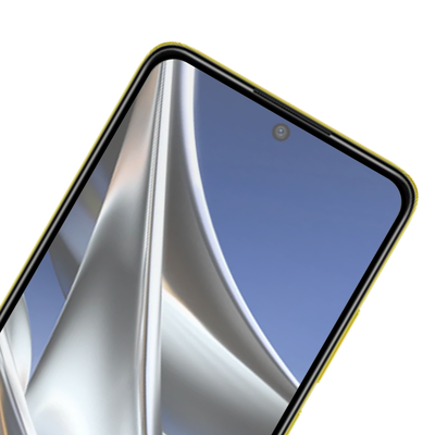 Cazy Full Cover Glass Screen Protector geschikt voor Poco X4 Pro - Zwart