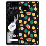 Hoesje Zwart geschikt voor Google Pixel 7 - Tropical Fruit