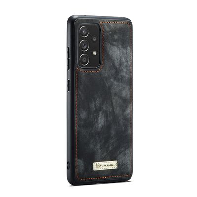 CASEME Samsung Galaxy A52 / A52s Vintage Portemonnee Hoesje - Black