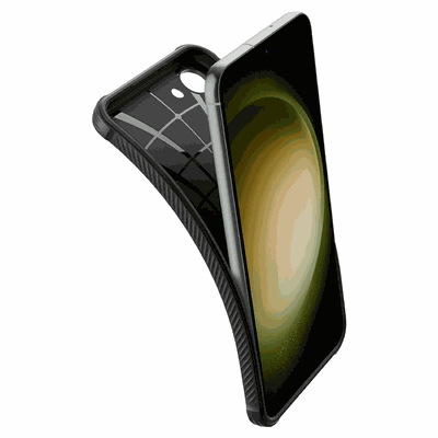 Samsung Galaxy S23+ Hoesje - Spigen Rugged Armor Case - Zwart