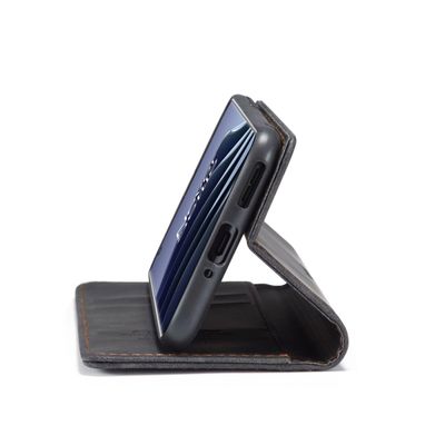 OnePlus 10 Pro Hoesje - CASEME Retro Wallet Case - Zwart