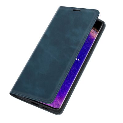 Cazy Wallet Magnetic Hoesje geschikt voor Oppo Find X5 - Blauw