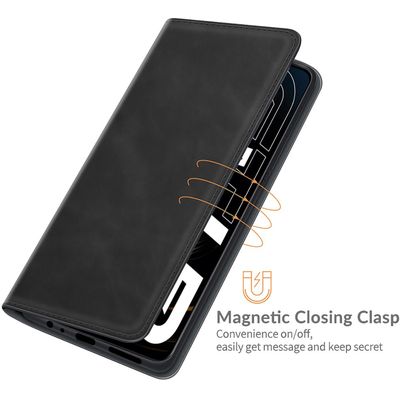 Cazy Wallet Magnetic Hoesje geschikt voor Realme GT - Zwart