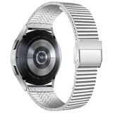 Huawei Watch 3 Pro Classic 49mm Bandje - Stalen Texture Bandje - Zilver