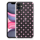 Hoesje geschikt voor iPhone 11 - Geometrisch Pink