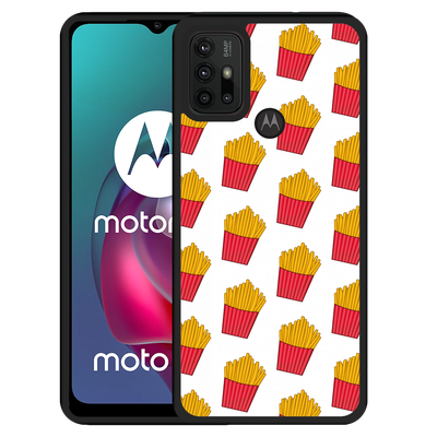 Cazy Hardcase hoesje geschikt voor Motorola Moto G10 - Franse Frietjes