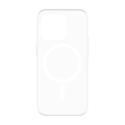 Cazy Soft TPU Hoesje met Magnetische Ring geschikt voor iPhone 15 Pro - Transparant
