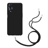 TPU Hoesje met Koord geschikt voor Oppo A78 5G - Zwart