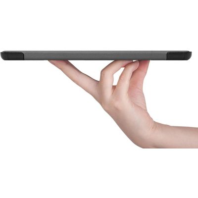 Cazy TriFold Hoes met Auto Slaap/Wake geschikt voor Samsung Galaxy Tab S6 Lite - Grijs