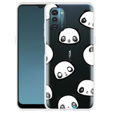 Hoesje geschikt voor Nokia G11/G21 - Panda Emotions
