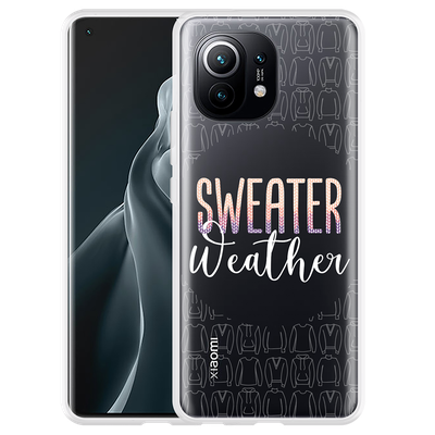 Cazy Hoesje geschikt voor Xiaomi Mi 11 - Sweater Weather