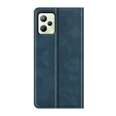 Cazy Wallet Magnetic Hoesje geschikt voor Realme C35 - Blauw