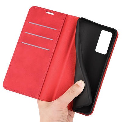 Cazy Wallet Magnetic Hoesje geschikt voor Xiaomi 12 Lite - Rood