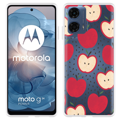 Cazy Hoesje geschikt voor Motorola Moto G04/G04s/G24/G24 Power Appels