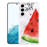 Hoesje geschikt voor Samsung Galaxy S22 - Watermeloen Party