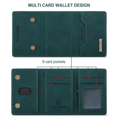 DG.MING DG Ming Samsung Galaxy A22 4G 2 in 1 Magnetic Wallet Back Cover - (Blue)