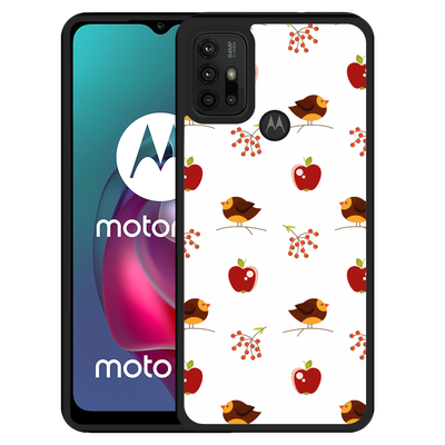 Cazy Hardcase hoesje geschikt voor Motorola Moto G10 - Apples and Birds