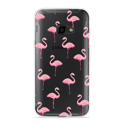 Cazy Hoesje geschikt voor Samsung Galaxy Xcover 4s - Flamingo
