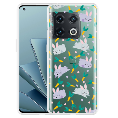 Cazy Hoesje geschikt voor OnePlus 10 Pro - Funny Rabbit