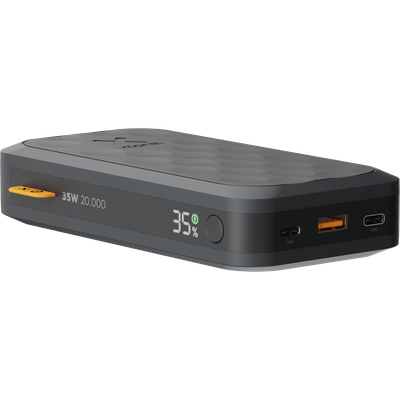 Xtorm Fuel Series 5 35W Powerbank 20.000mAh - 2 x USB-C PD / 1 x USB-A - LED scherm - Zwart