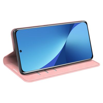 Cazy Wallet Magnetic Hoesje geschikt voor Xiaomi 12/12X - Roze