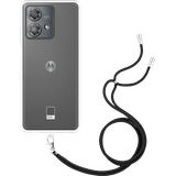 TPU Hoesje met Koord geschikt voor Motorola Edge 40 Neo - Transparant