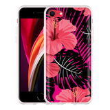 Hoesje geschikt voor iPhone SE 2020 - Tropical Flowers