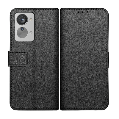 Cazy Wallet Classic Hoesje geschikt voor OnePlus Nord 2T - Zwart