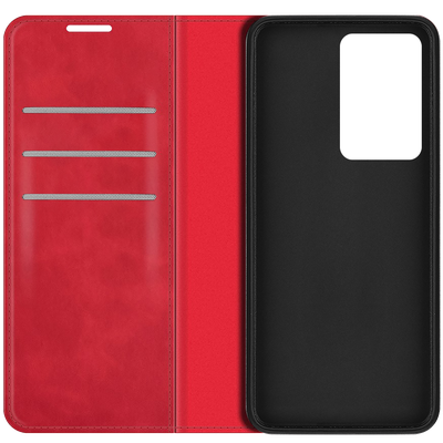 Cazy Wallet Magnetic Hoesje geschikt voor Xiaomi 13 Lite - Rood