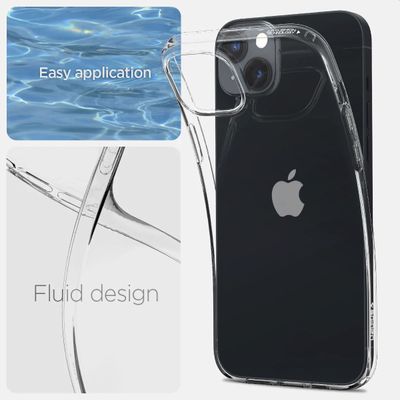 Spigen Hoesje geschikt voor iPhone 14 - Liquid Crystal - Transparant
