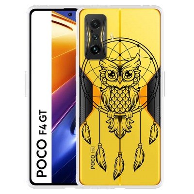 Cazy Hoesje geschikt voor Poco F4 GT - Dream Owl Mandala