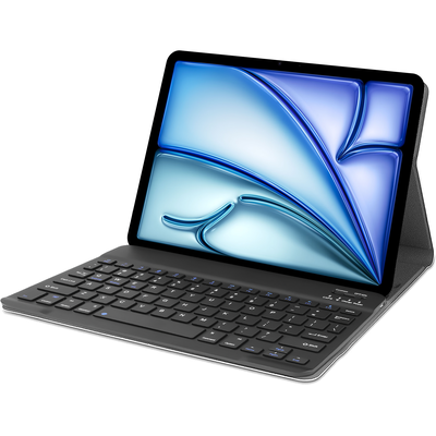 Cazy Hoes met Toetsenbord geschikt voor iPad Air 2022 (5th Gen)/iPad Air 2020 (4th Gen) - Qwerty indeling - Zwart