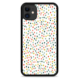 Hardcase Hoesje geschikt voor iPhone 11 - Happy Dots
