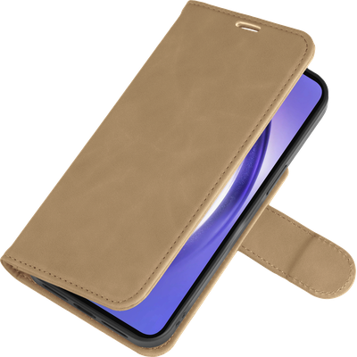 Cazy Uitneembaar Wallet Hoesje voor Samsung Galaxy A15 / A15 5G - Magnetisch 2-in-1 Hoesje met Pasvakjes - Taupe